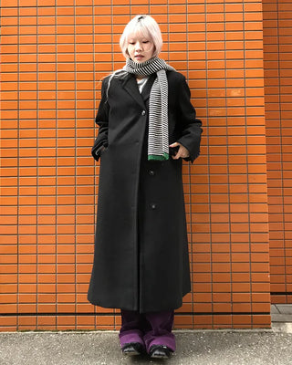 Egg Border Knit Scarf