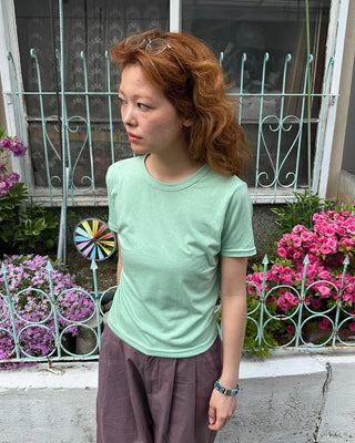 Tencel Layered Half T-Shirt