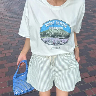 National Park Print Short-Sleeve T-Shirt