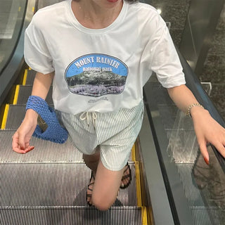 National Park Print Short-Sleeve T-Shirt
