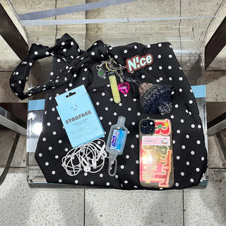 Polka Dot Shoulder Bag