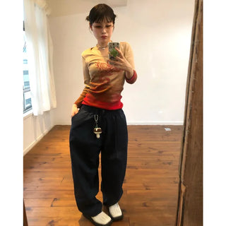 Cotton balloon pants