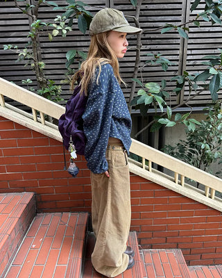 Drawstring Point Multi-Pocket Backpack