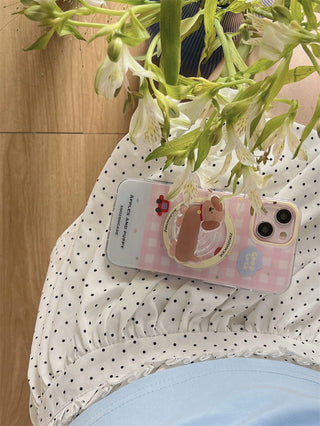 dachshund magnetic suction iPhone Case + dachshund holder