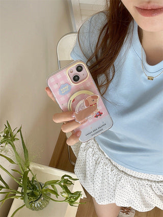 dachshund magnetic suction iPhone Case + dachshund holder