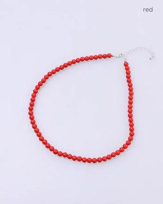 Red ball necklace