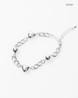 Heart Chain Bracelet