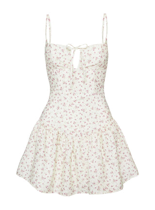 Joanie Drop Waist Mini Dress Floral Multi
