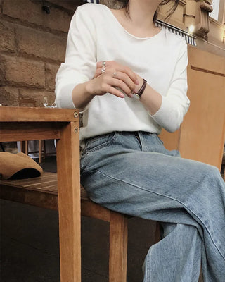 (6 colors) Chamomile Slim Knit