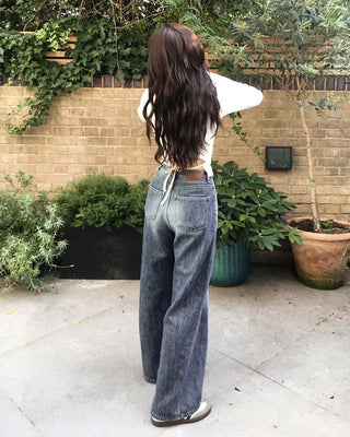 Wide Daily Denim Pants