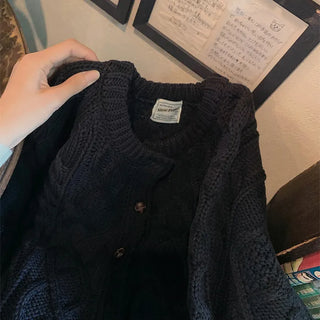 Cable cardigan