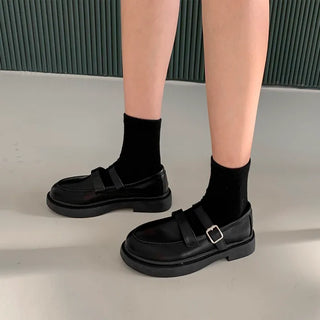(3cm/6cm) Strap Loafers