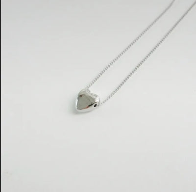 Heart Chain Necklace (2 colors)