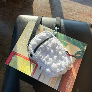 Bubble Quilted Mini Shoulder Bag