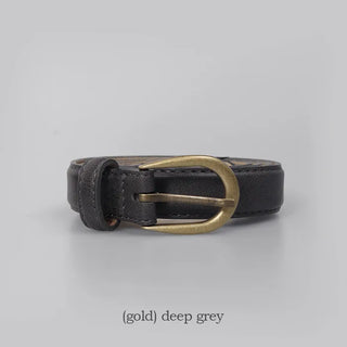 #LENTO. (Over 200,000 sold) Classic Belt (silver/gold)