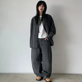 [unisex] pigment volume wide pants (4c)