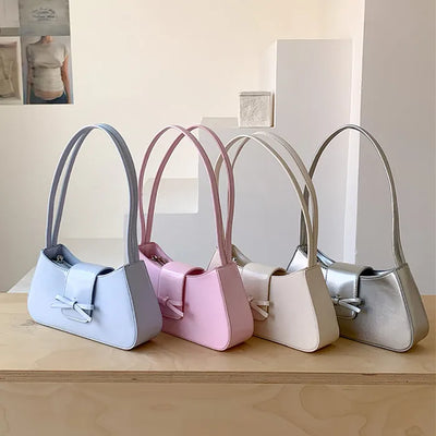 Ribbon Ballet Core Leather Shoulder Bag
