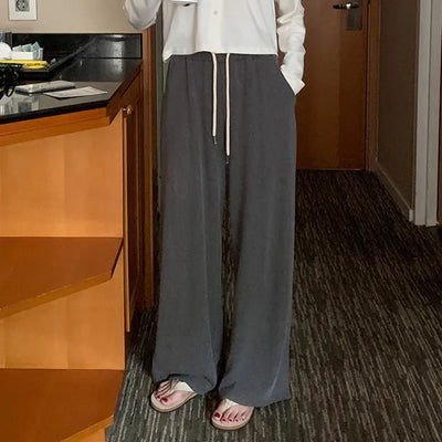 Wide ribbed pants, 4 colors