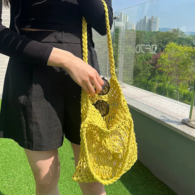 Knitted mesh shoulder bag (5 colors)