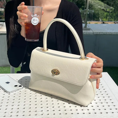Square buckle tote bag (6 colors)