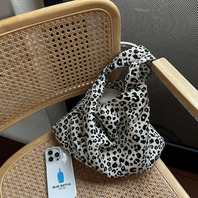 Leopard print eco bag