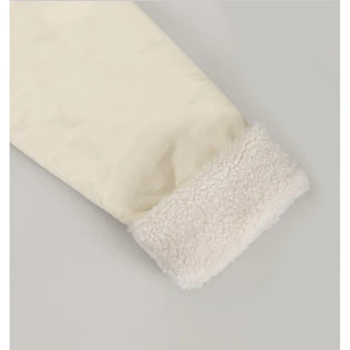 Teddy Bear Boa Collar Down Jacket