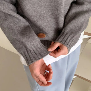 Patchwork Hooded Knit