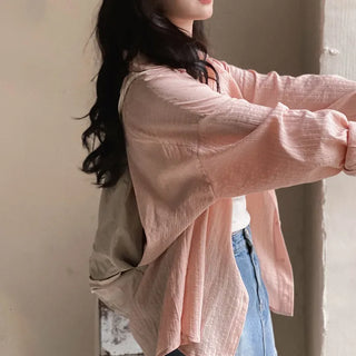 (short/long) Slim Cotton Shirt - 5 colors