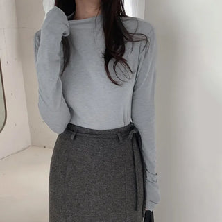 Mock neck top