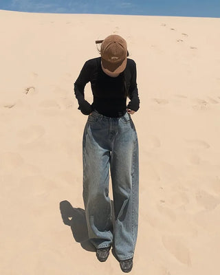 Round spandex T-shirt