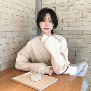Fleece-lined daily sweatshirt