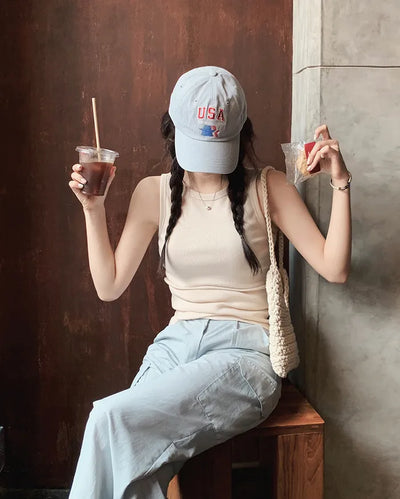 Basic Sleeveless Top - 8 Colors