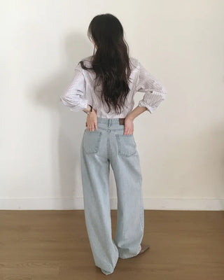 Daily Wide Denim Pants