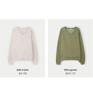 Premium brushed fleece slit sweatshirt