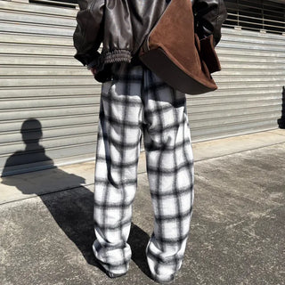 2-Way Flannel Check Pants