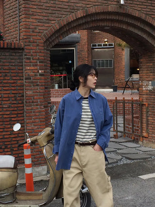 Mark strap wide pants