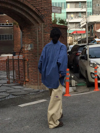 Mark strap wide pants