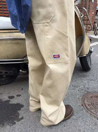 Mark strap wide pants