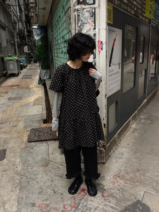 (2 colors) Polka Dot Dress