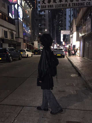 Bootcut elastic waist pants