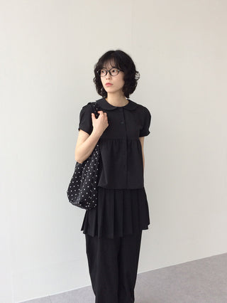 Polka dot blouse