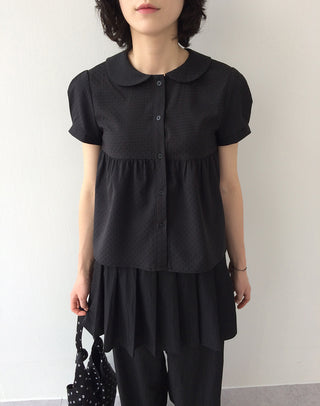 Polka dot blouse