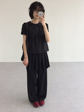 Polka dot blouse