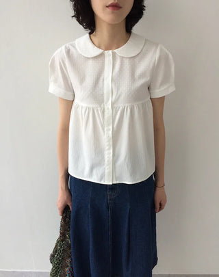 Polka dot blouse