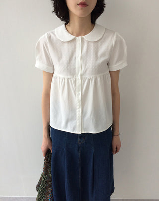 Polka dot blouse