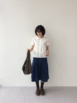 Polka dot blouse