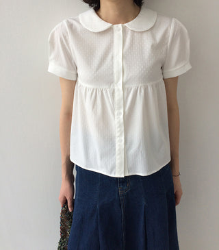 Polka dot blouse