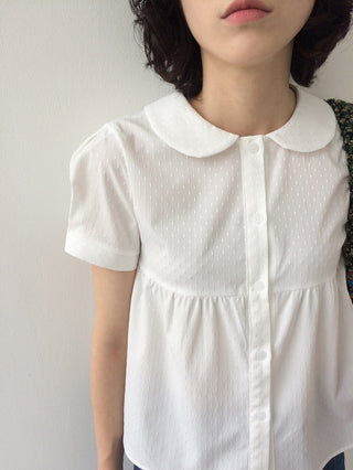 Polka dot blouse