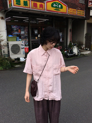 Wrinkle Short-Sleeve Shirt