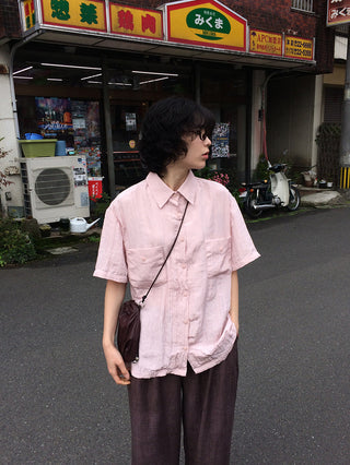 Wrinkle Short-Sleeve Shirt